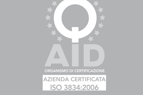 Certificazione ISO 3834